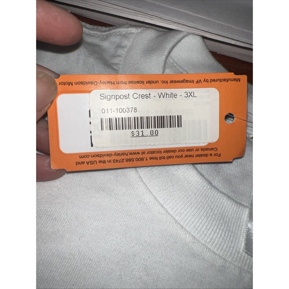 NWT Harley Davidson Grand Cayman 3XL White - Picture 8 of 9